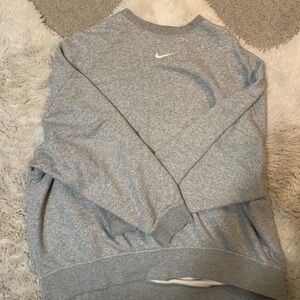 Nike oversized grey crewneck